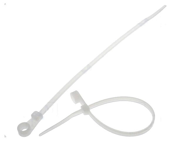 Kabelbinder; met bevestigingsopening; L: 171,5mm; W: 3,7mm; 176,5N Kabelbinder; met bevestigingsopening; L: 171,5mm; W: 3,7mm; 176,5N